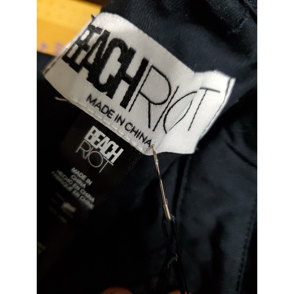 Beach Riot Womens Racetrack Jumpsuit Sz Small Black NWT NEW - Picture 7 of 9